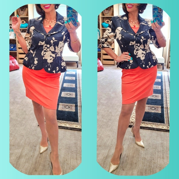 Gorgeous J.S. Collections short sleeved dress jacket - Picture 5 of 17